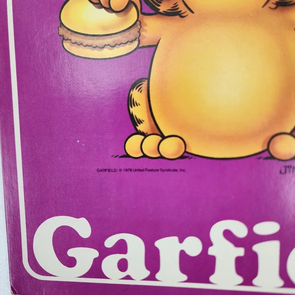 Lot of 5 Vtg 1978 80s Mead Portfolio 3328 Garfield the Cat & Odie Dog Folders